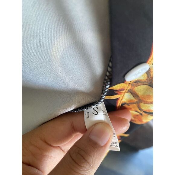 Chain patterned shirt dress  #1 - Picture 6 of 7